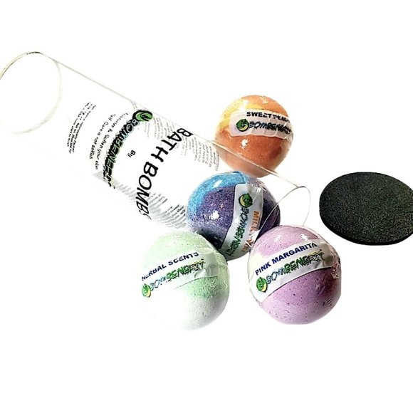 Bath Bombs Set of 4 - Epson Salt Essential Oils 5oz each made 100% in USA - Picture 4 of 6